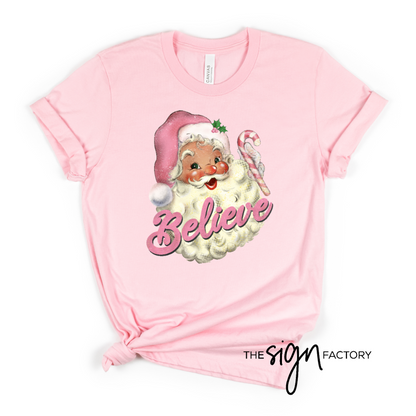 Pink Santa TShirt